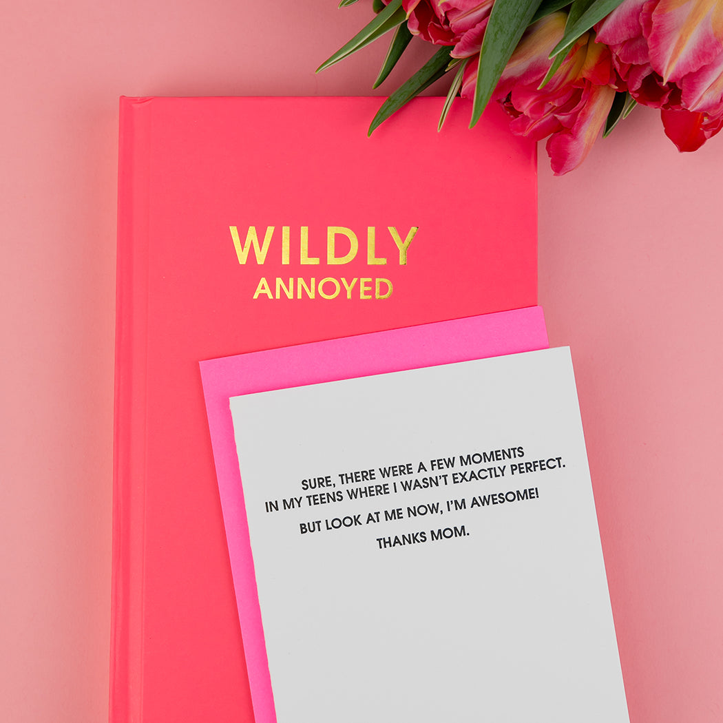 Wildly Annoyed - Hot Pink Hardcover Journal