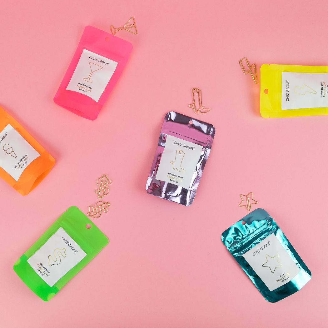 Paper Clip Pack - Martini Glass Pack of 25