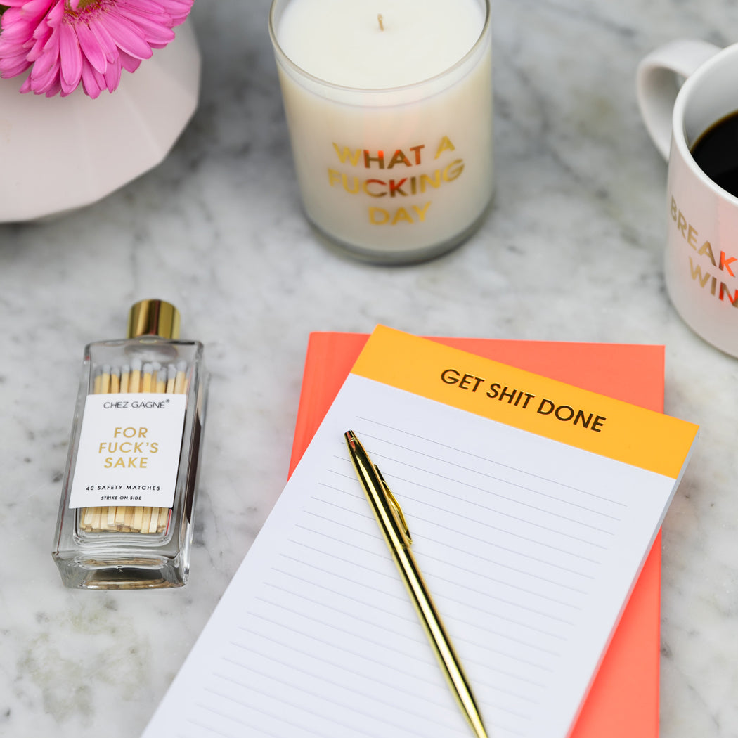 Get Shit Done - Lined Notepad