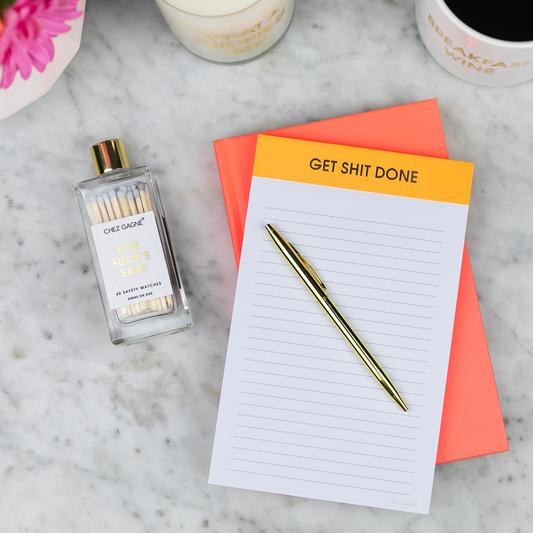 Get Shit Done - Lined Notepad