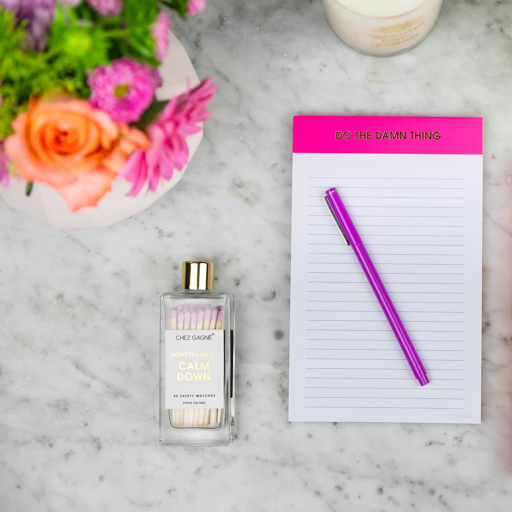 Do the Damn Thing - Lined Notepad