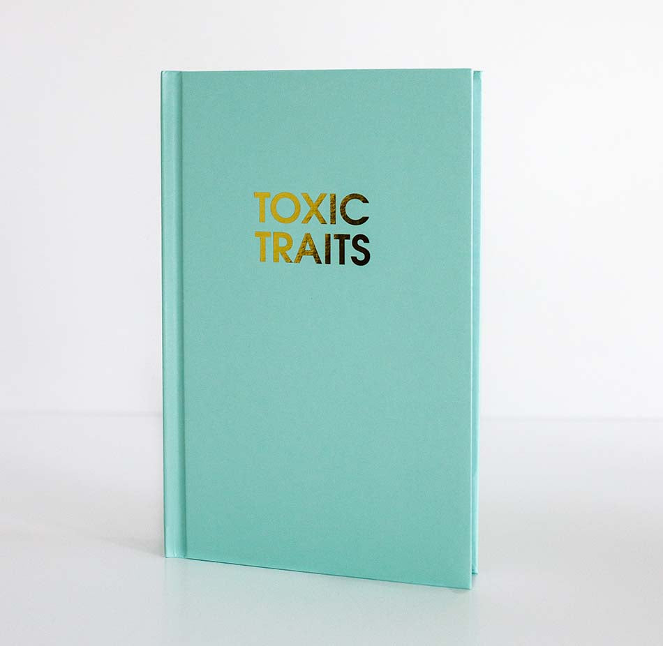 Toxic Traits - Sea Foam Green Hardcover Journal