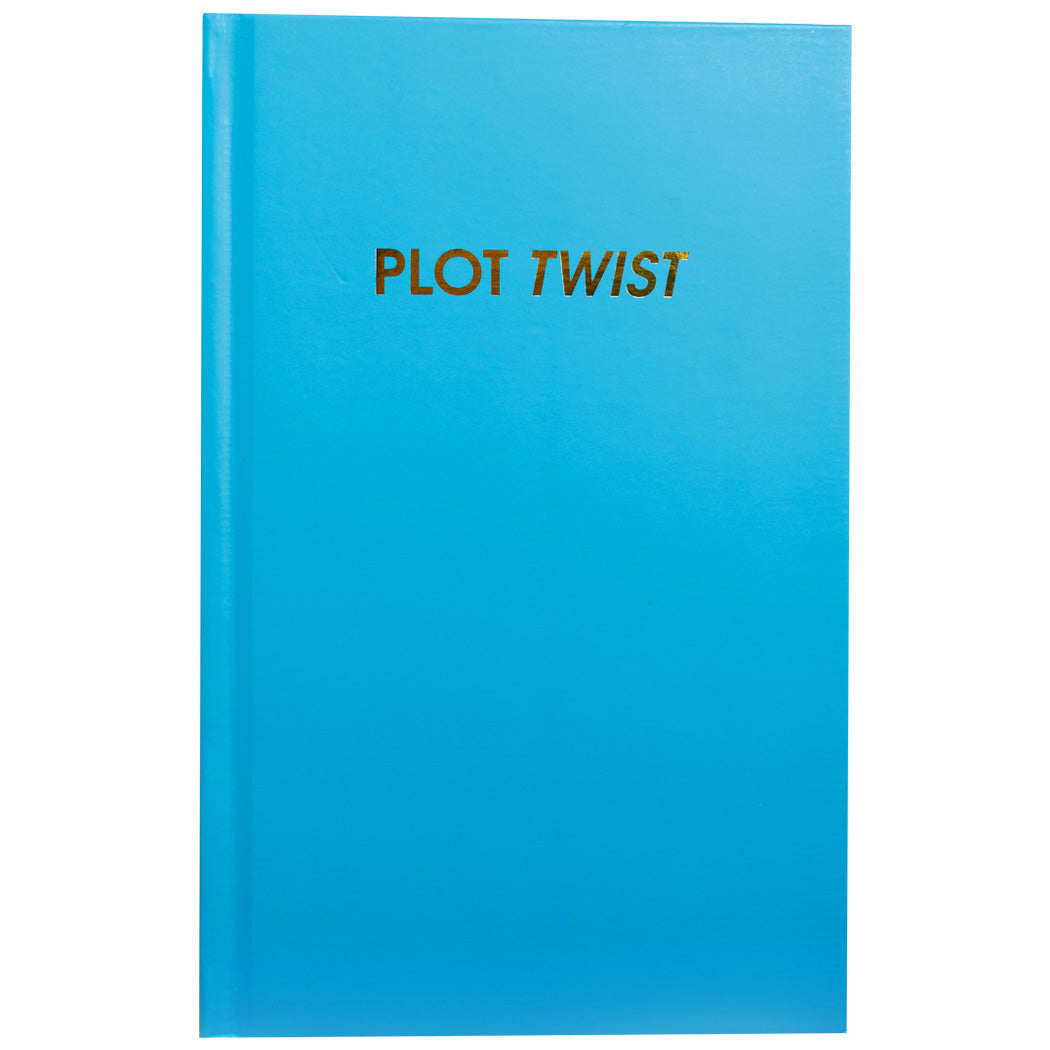 Plot Twist - Caribbean Blue Hardcover Journal