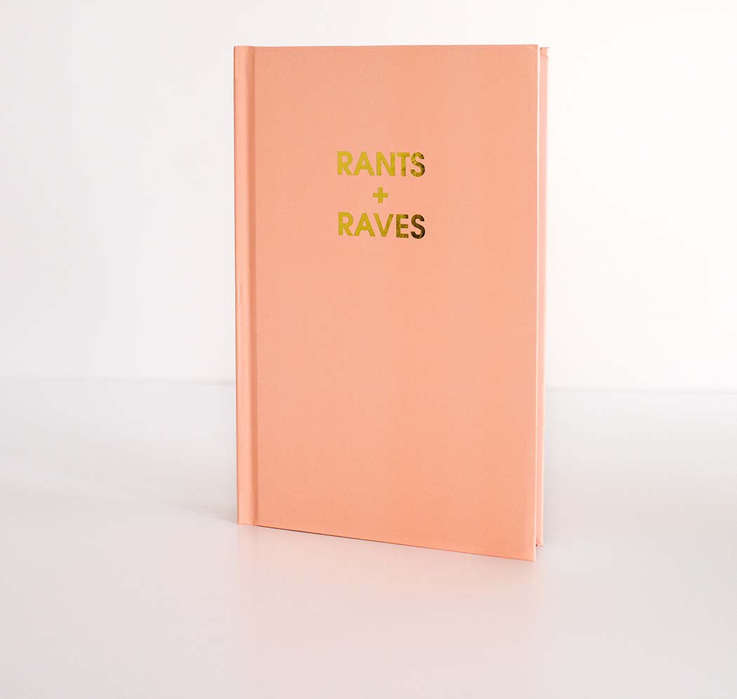 Rants + Raves - Mimosa Orange Hardcover Journal