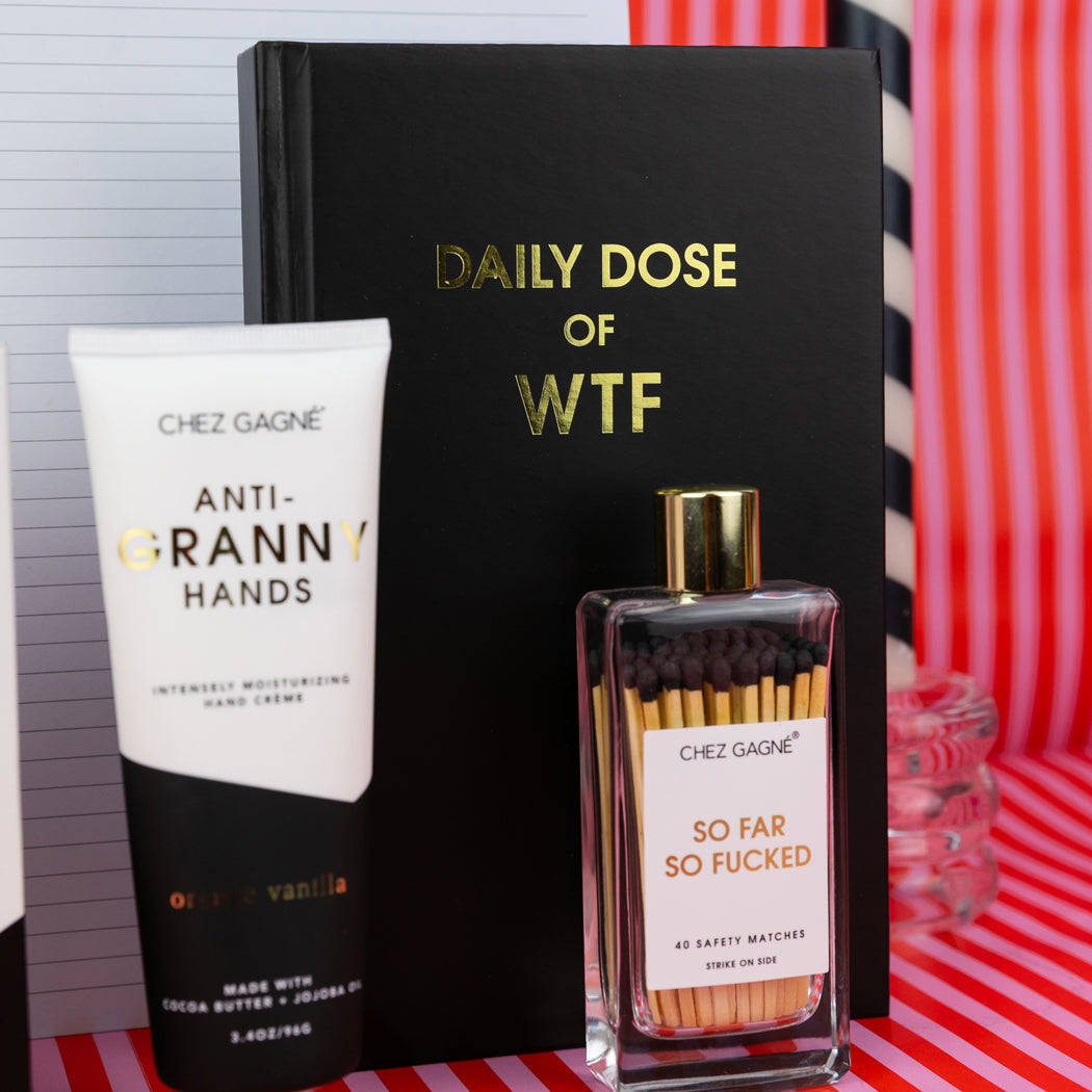 Daily Dose of WTF - Black Hardcover Journal