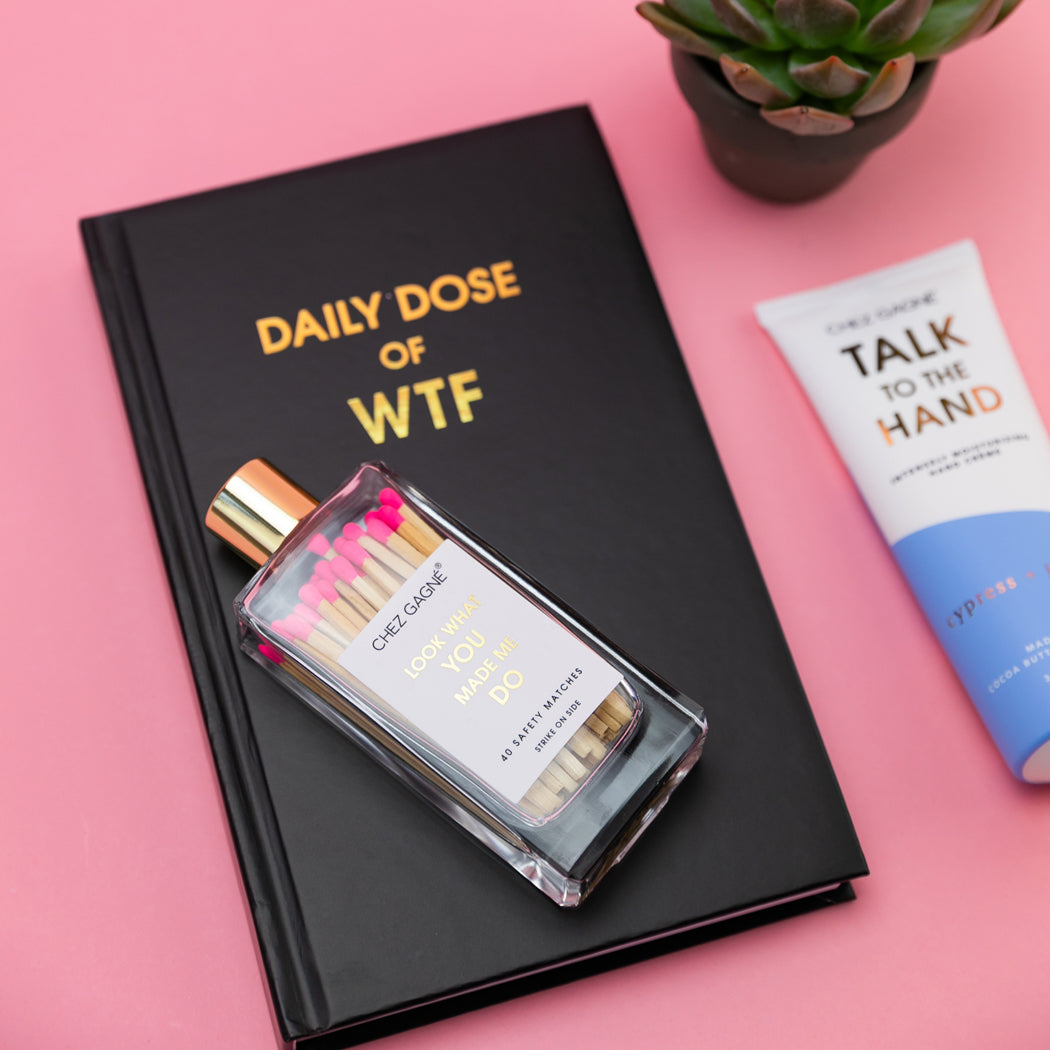 Look What You Made Me Do - Glass Bottle Safety Matches