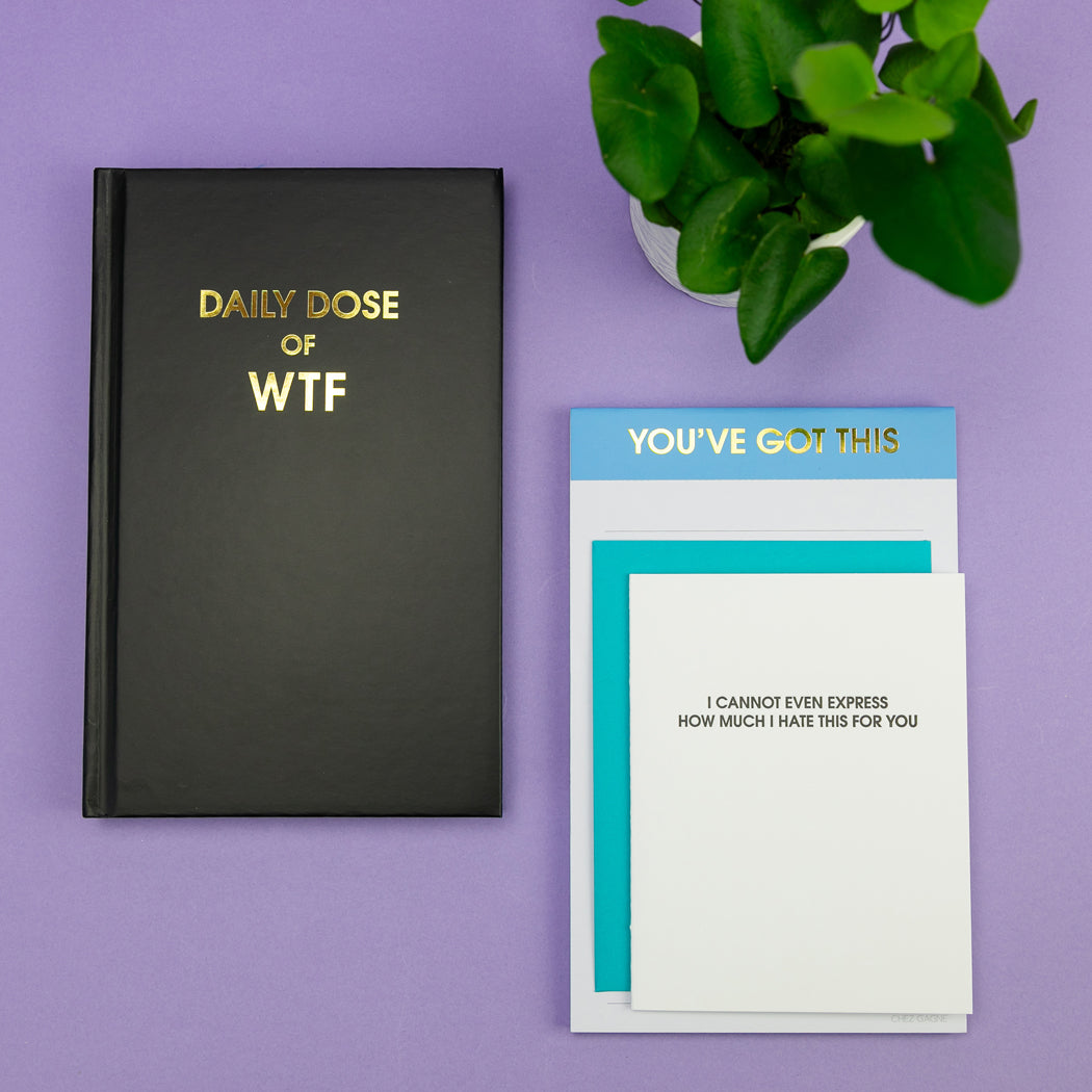 Daily Dose of WTF - Black Hardcover Journal