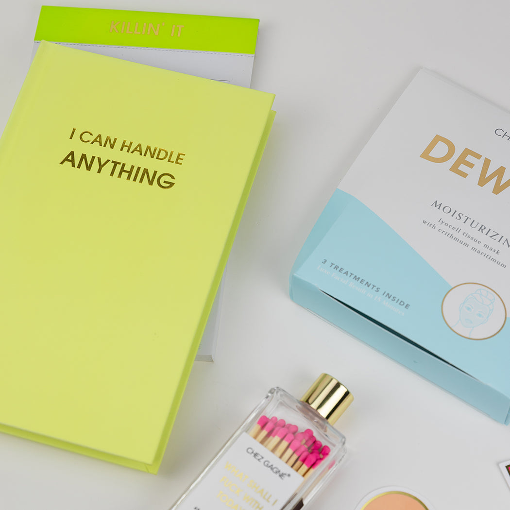 I Can Handle Anything - Bright Yellow Hardcover Journal