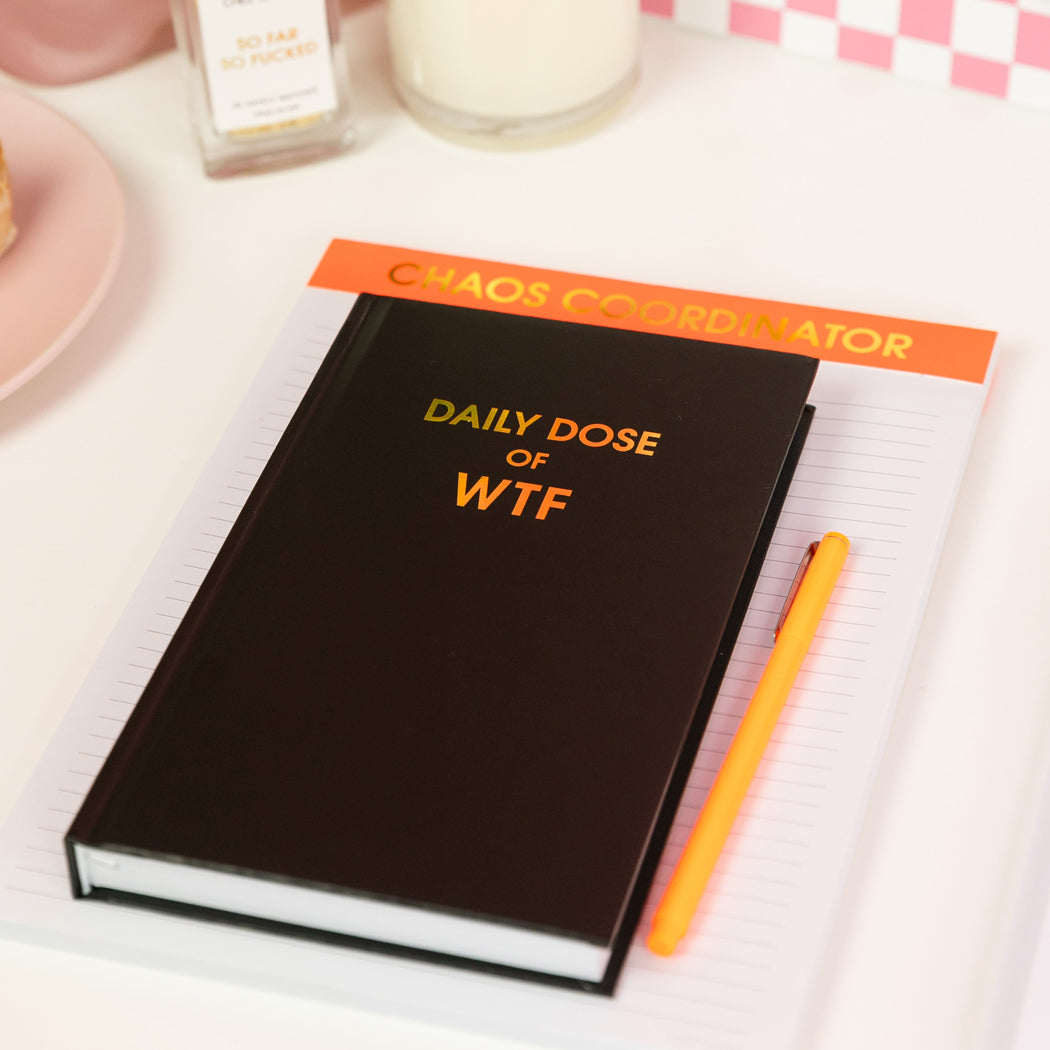 Daily Dose of WTF - Black Hardcover Journal