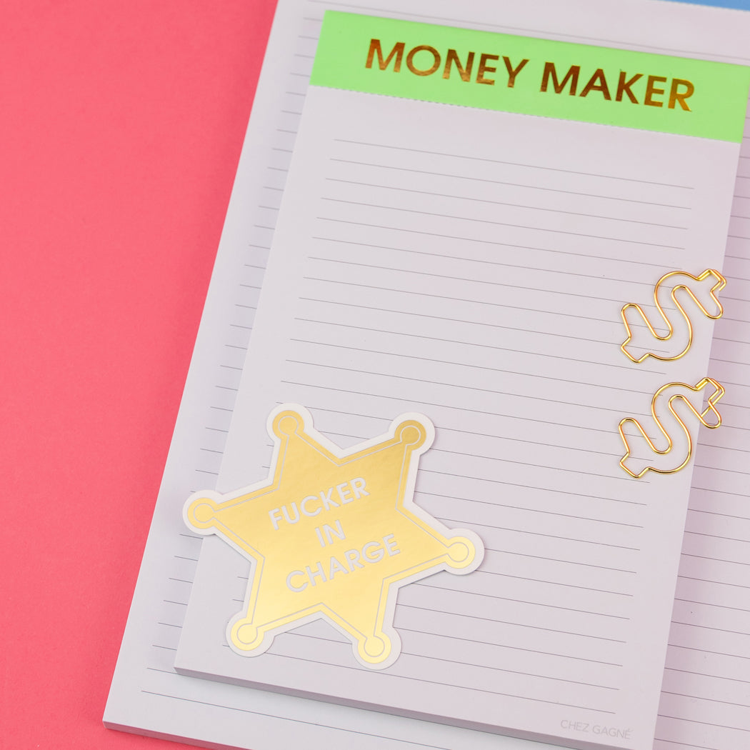 Money Maker - Lined Notepad