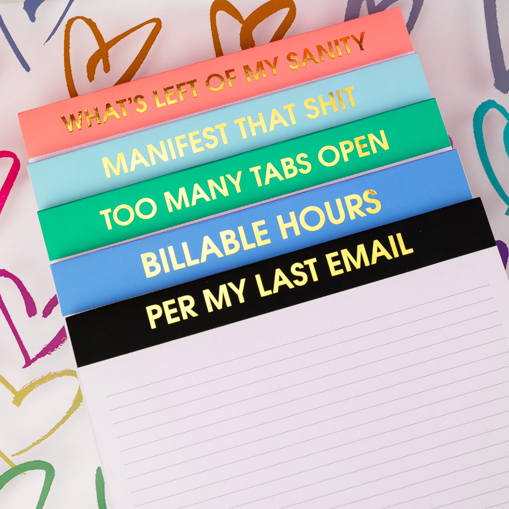 What's Left of my Sanity? - Large Memo Notepad