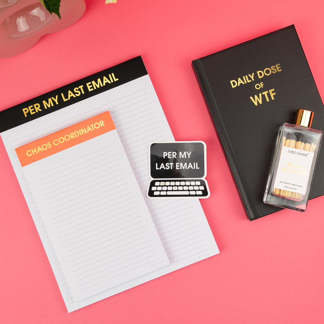 Per My Last Email - Large Memo Notepad