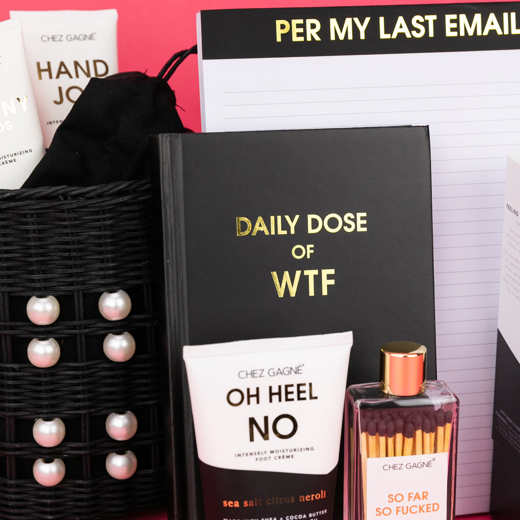 Daily Dose of WTF - Black Hardcover Journal