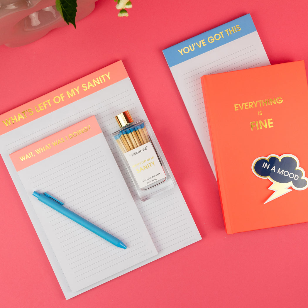 What's Left of my Sanity? - Large Memo Notepad