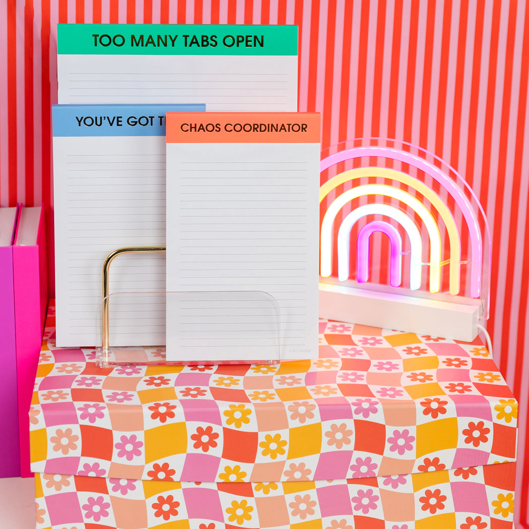 Too Many Tabs Open - Large Memo Notepad