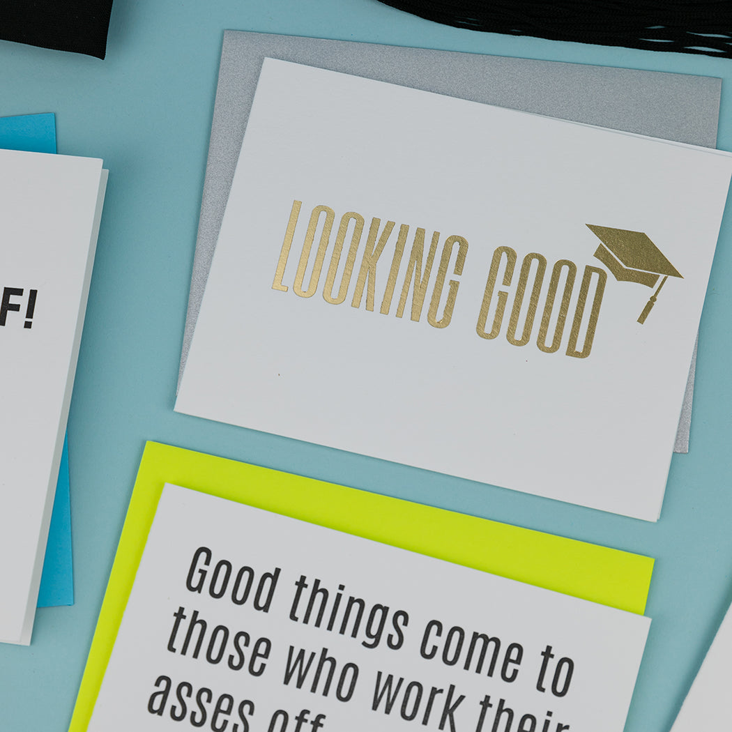 Looking Good Grad - Letterpress Card