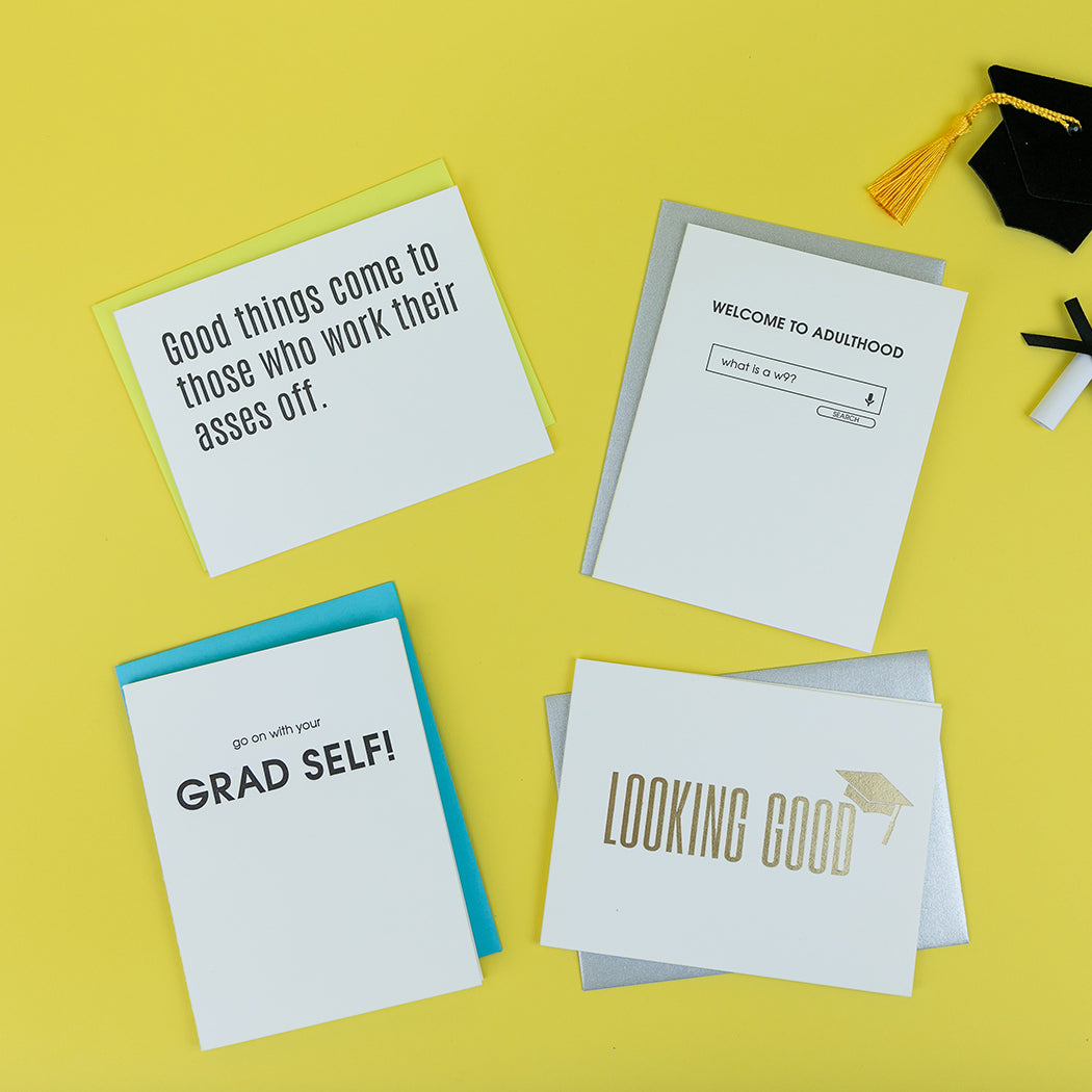 Looking Good Grad - Letterpress Card