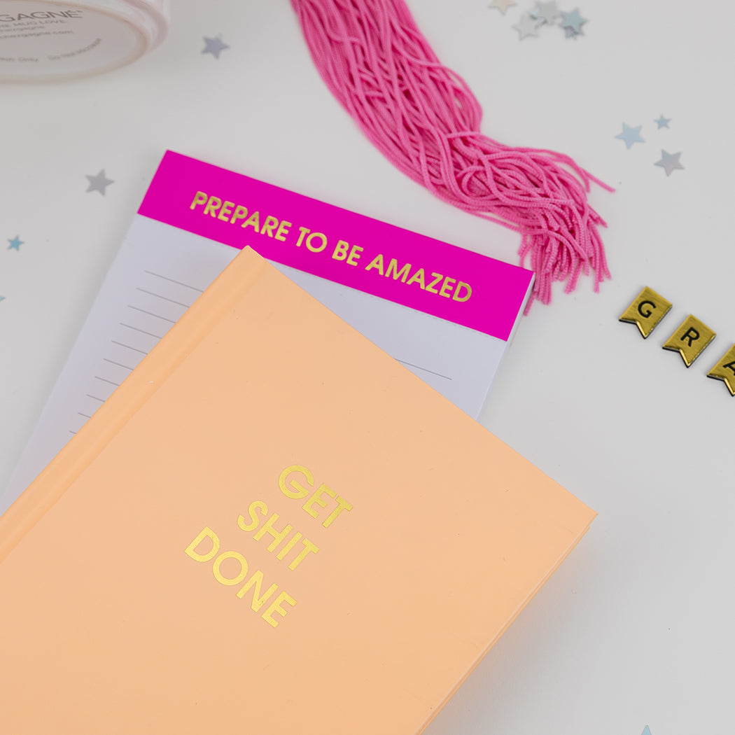 Prepare to Be Amazed - Lined Notepad