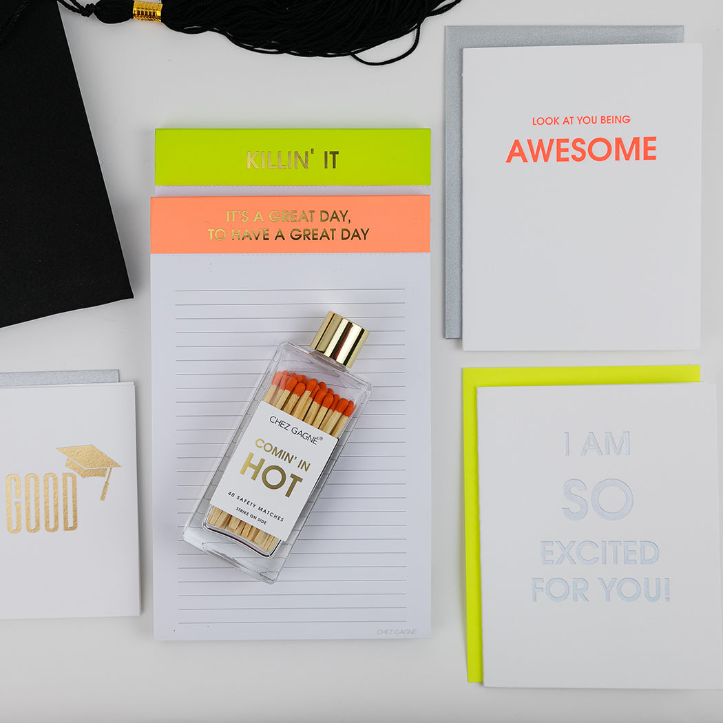 Coming In Hot - Glass Bottle Safety Matches