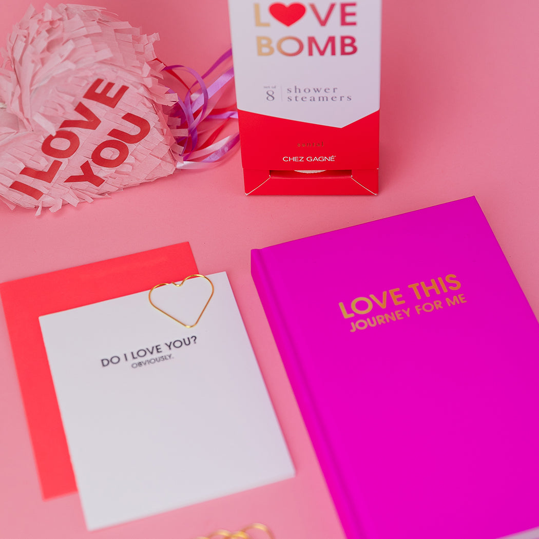 Love This Journey For Me - Fuschia Hardcover Journal