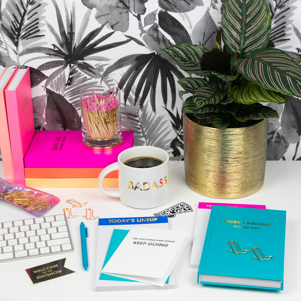 Match + Rocks Glass Duo - Put It Where The Sun Don't Shine + Bright Pink Matches