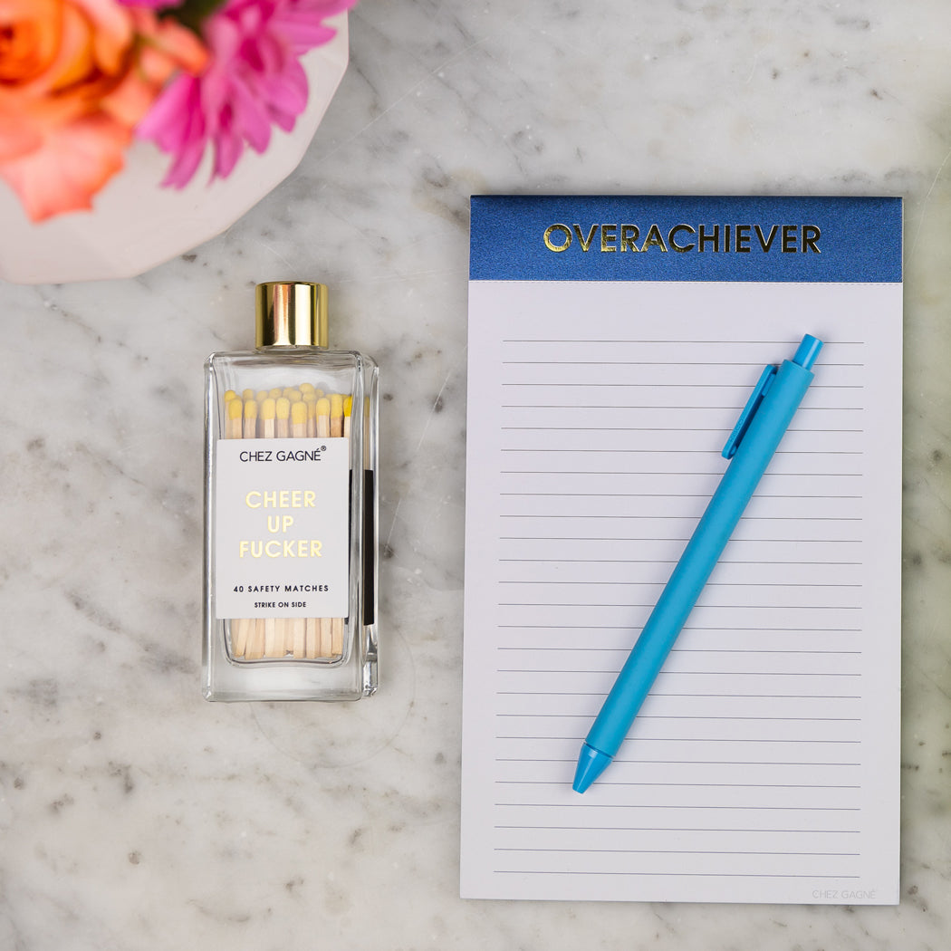 Overachiever - Lined Notepad
