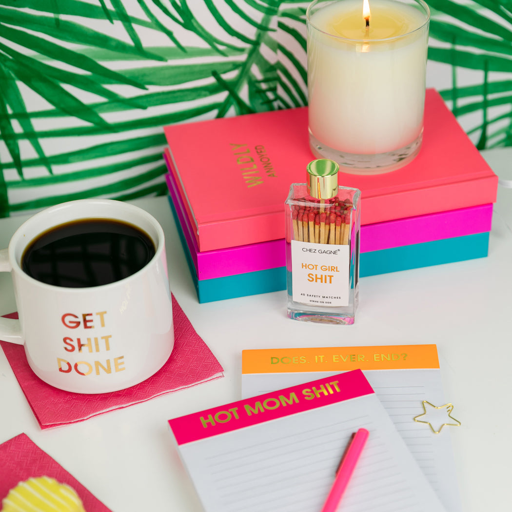 Hot Girl Shit - Glass Bottle Safety Matches