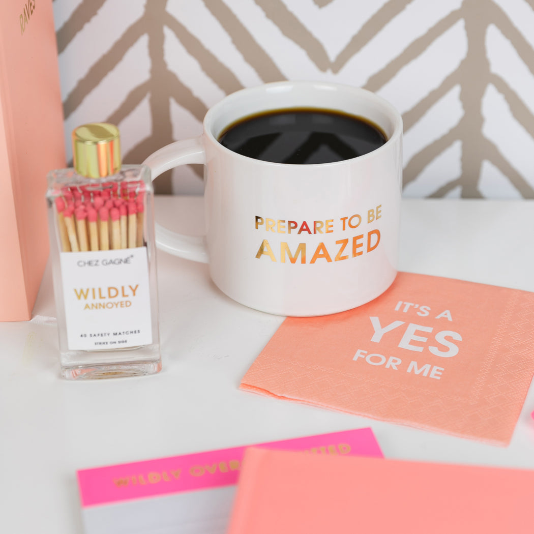 Prepare To Be Amazed - Gold Foil Oversized Mug