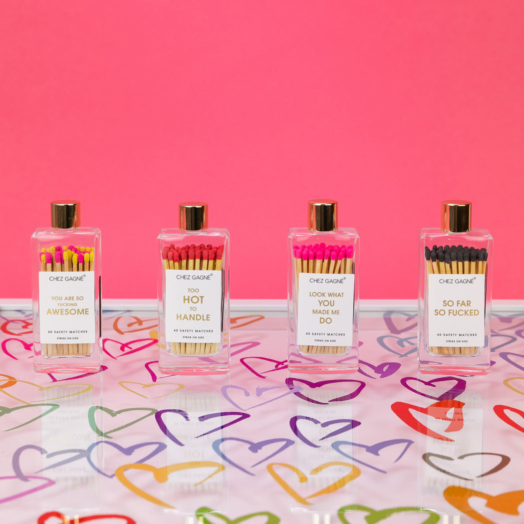 Look What You Made Me Do - Glass Bottle Safety Matches