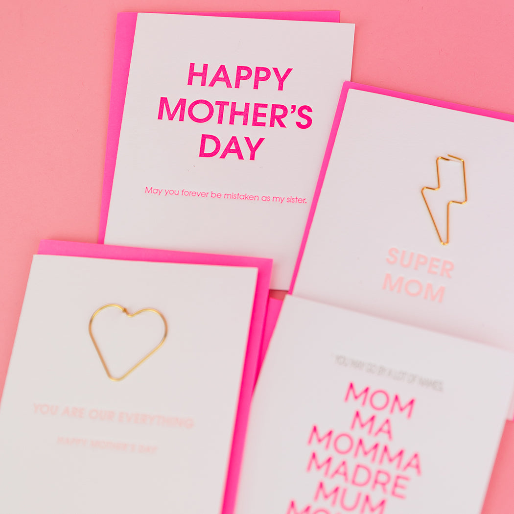 Happy Mother's Day Mistaken As My Sister - Letterpress Card