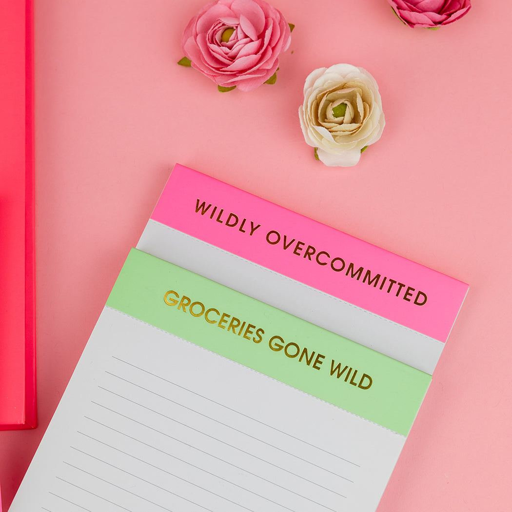 Wildly Overcommitted - Lined Notepad