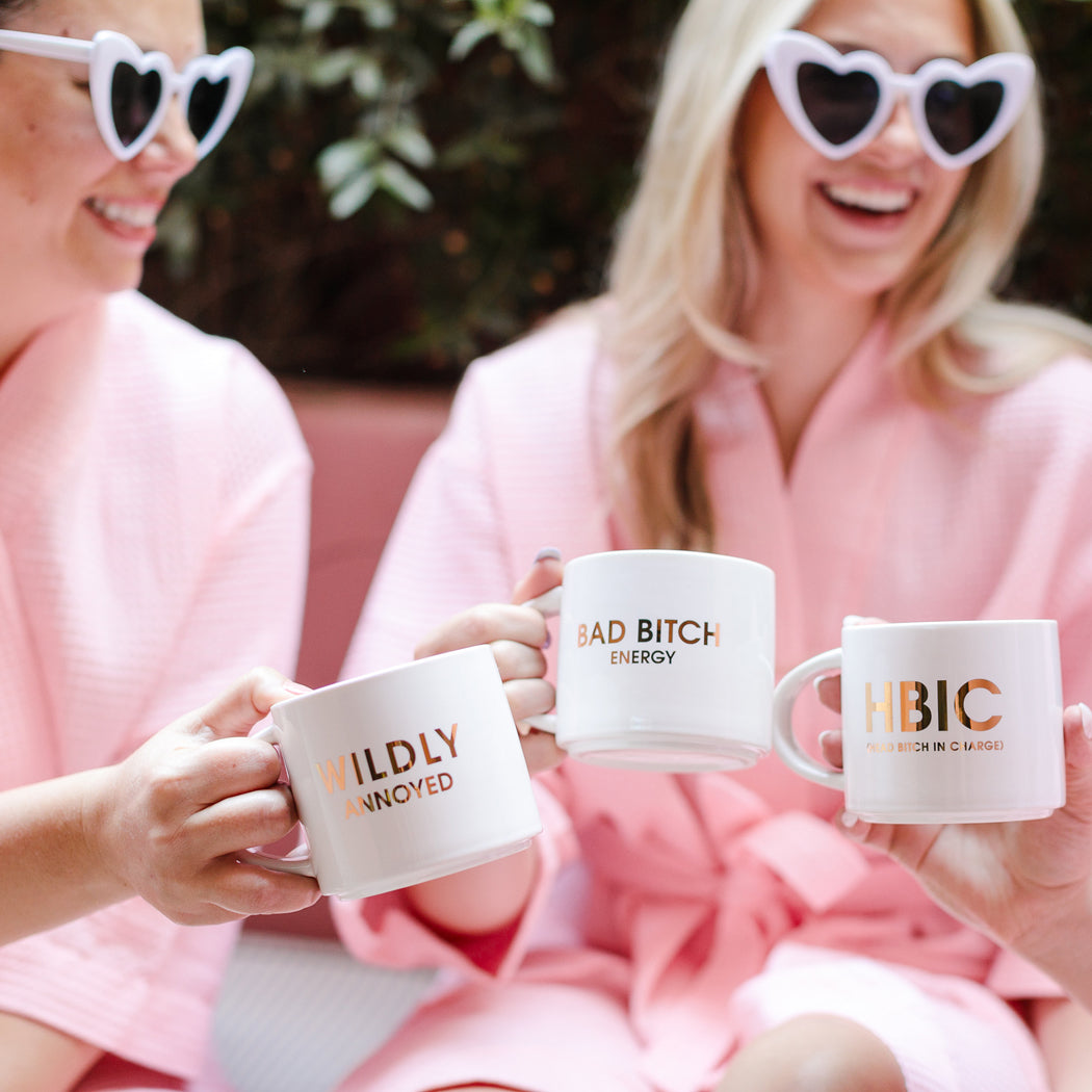 Wildly Annoyed - Gold Foil Oversized Mug