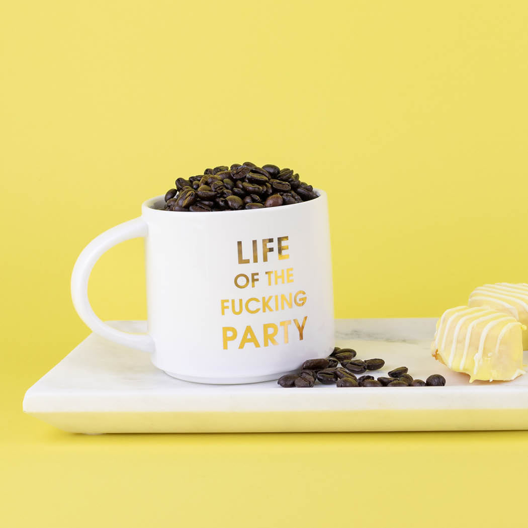 Life of the Fucking Party - Gold Metallic Mug