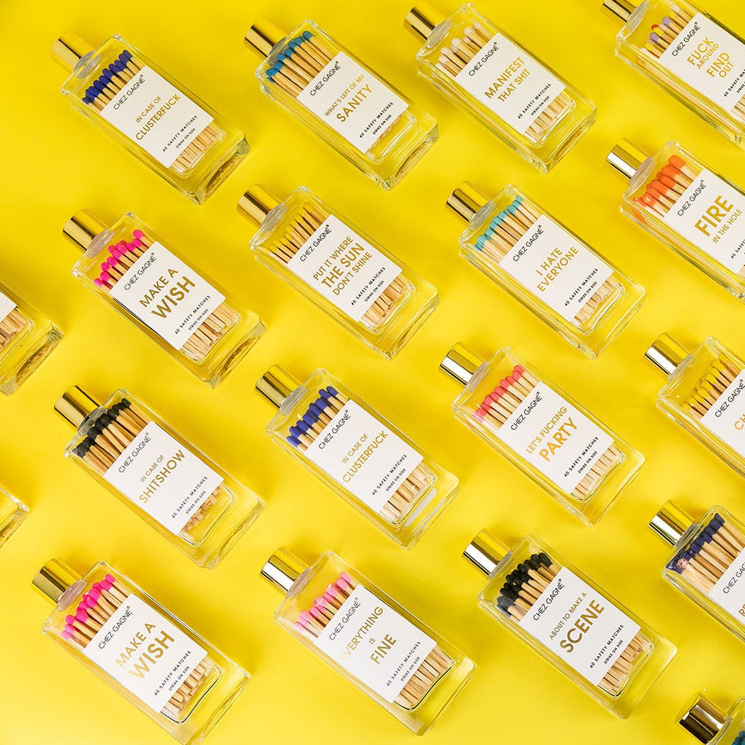 Left of My Sanity - Glass Bottle Safety Matches