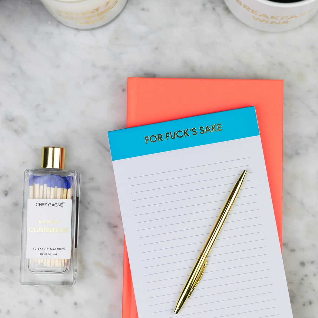 For Fuck's Sake - Lined Notepad