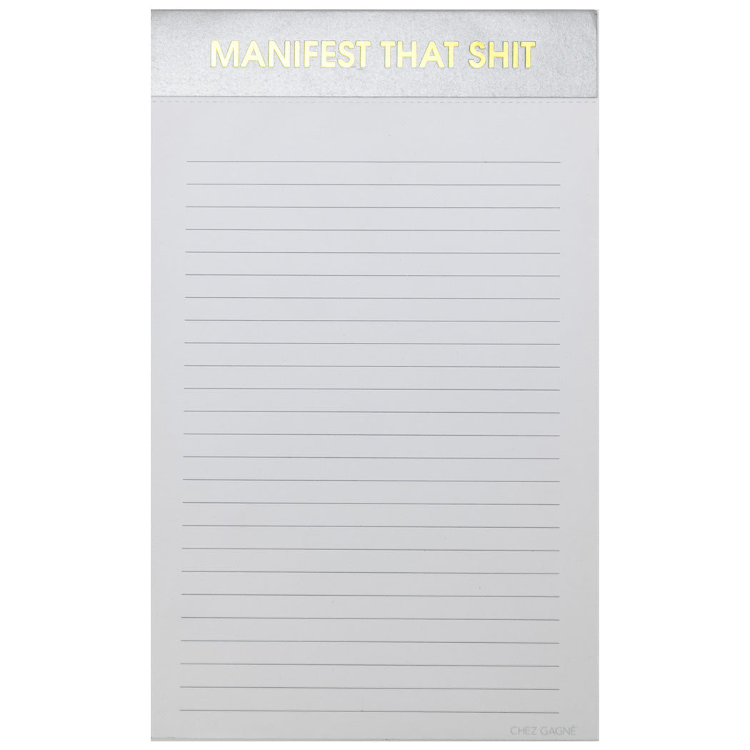 Manifest That Shit - Lined Notepad