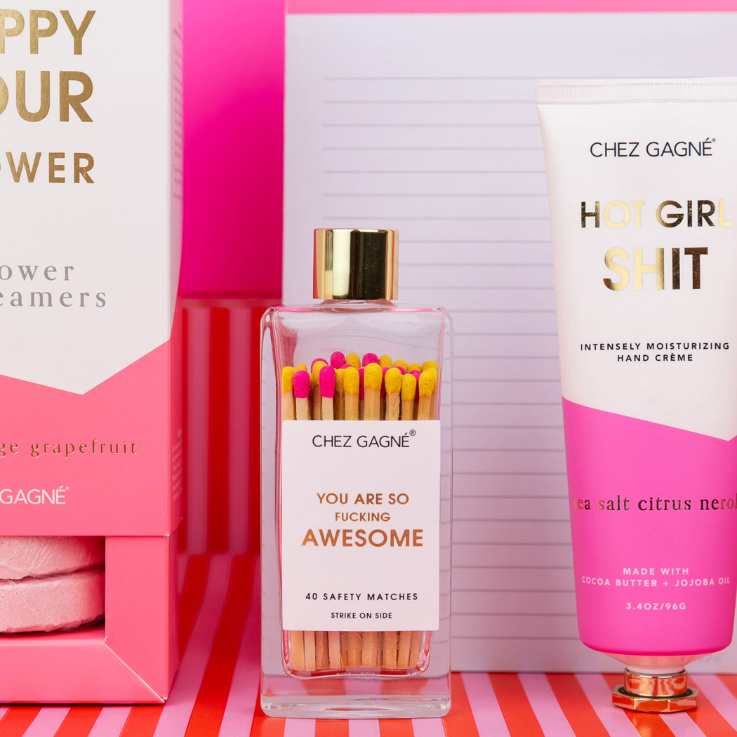 You're So Fucking Awesome - Glass Bottle Safety Matches