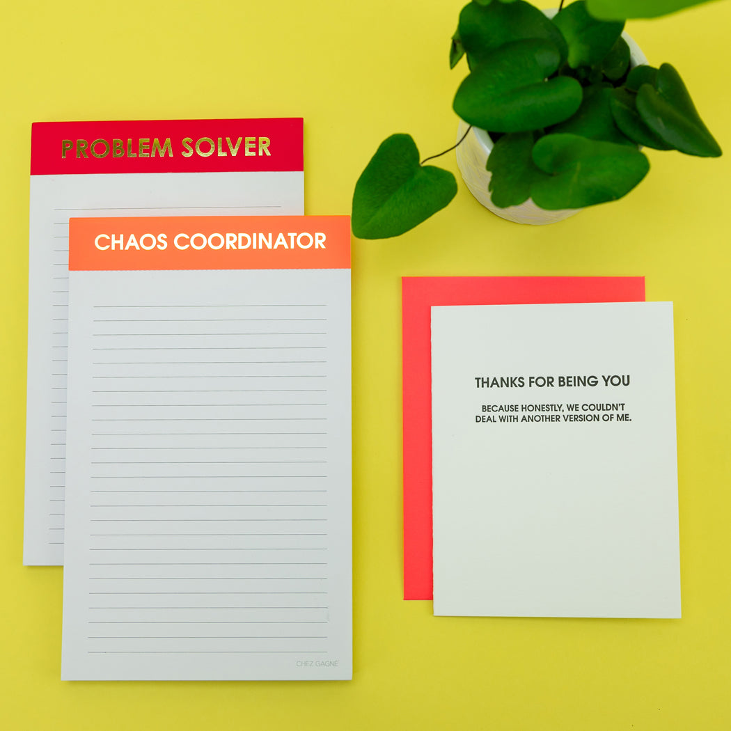 Chaos Coordinator - Lined Notepad