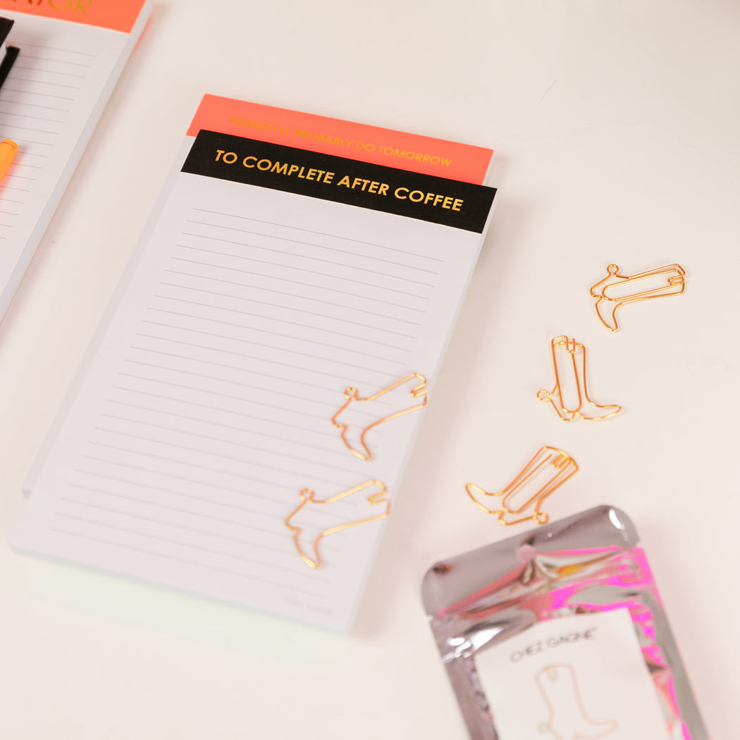 To Complete After Coffee - Lined Notepad