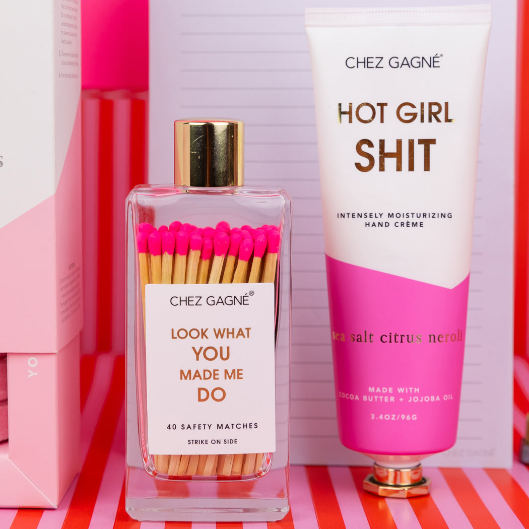 Look What You Made Me Do - Glass Bottle Safety Matches