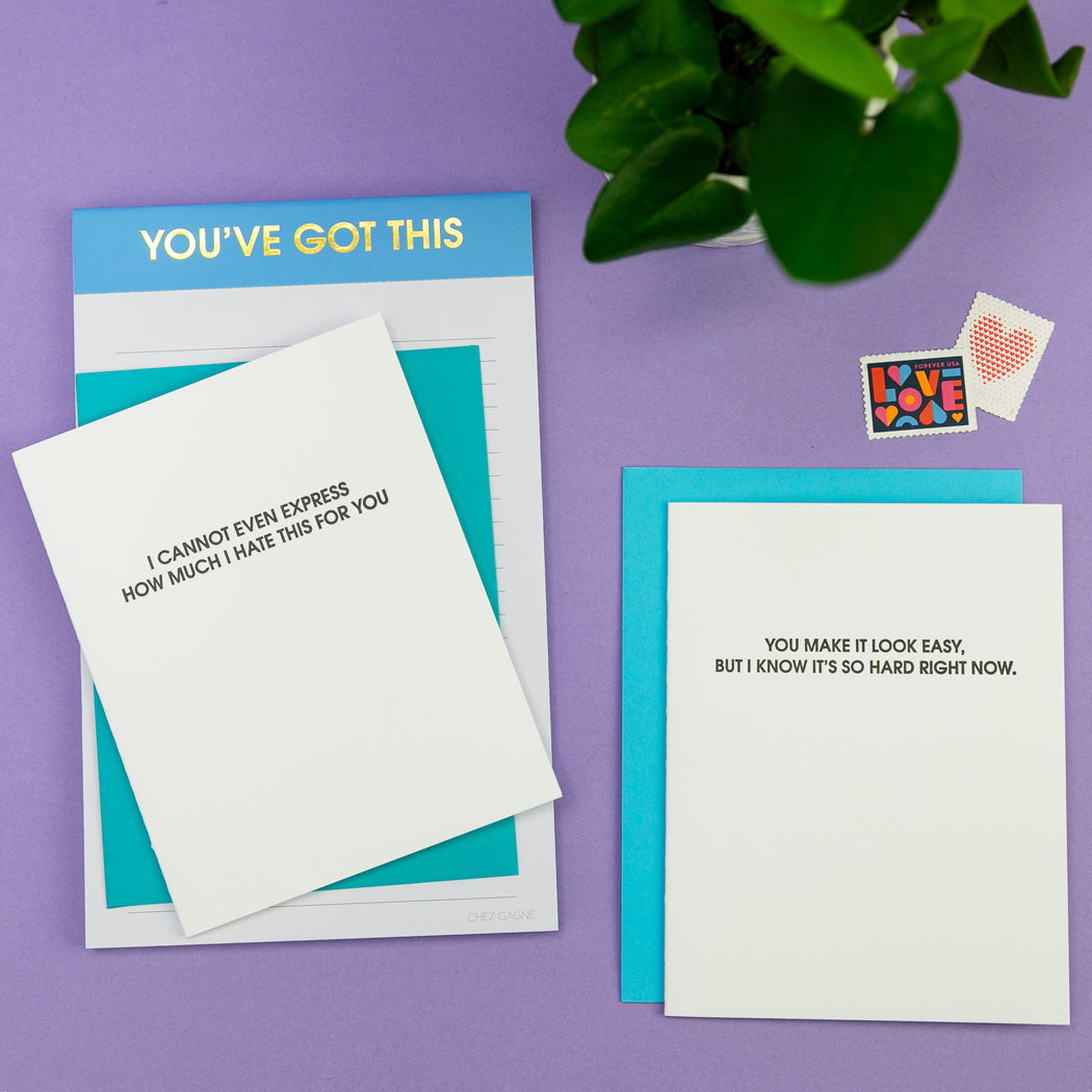 I Cannot Even Express How Much I Hate This For You - Letterpress Card