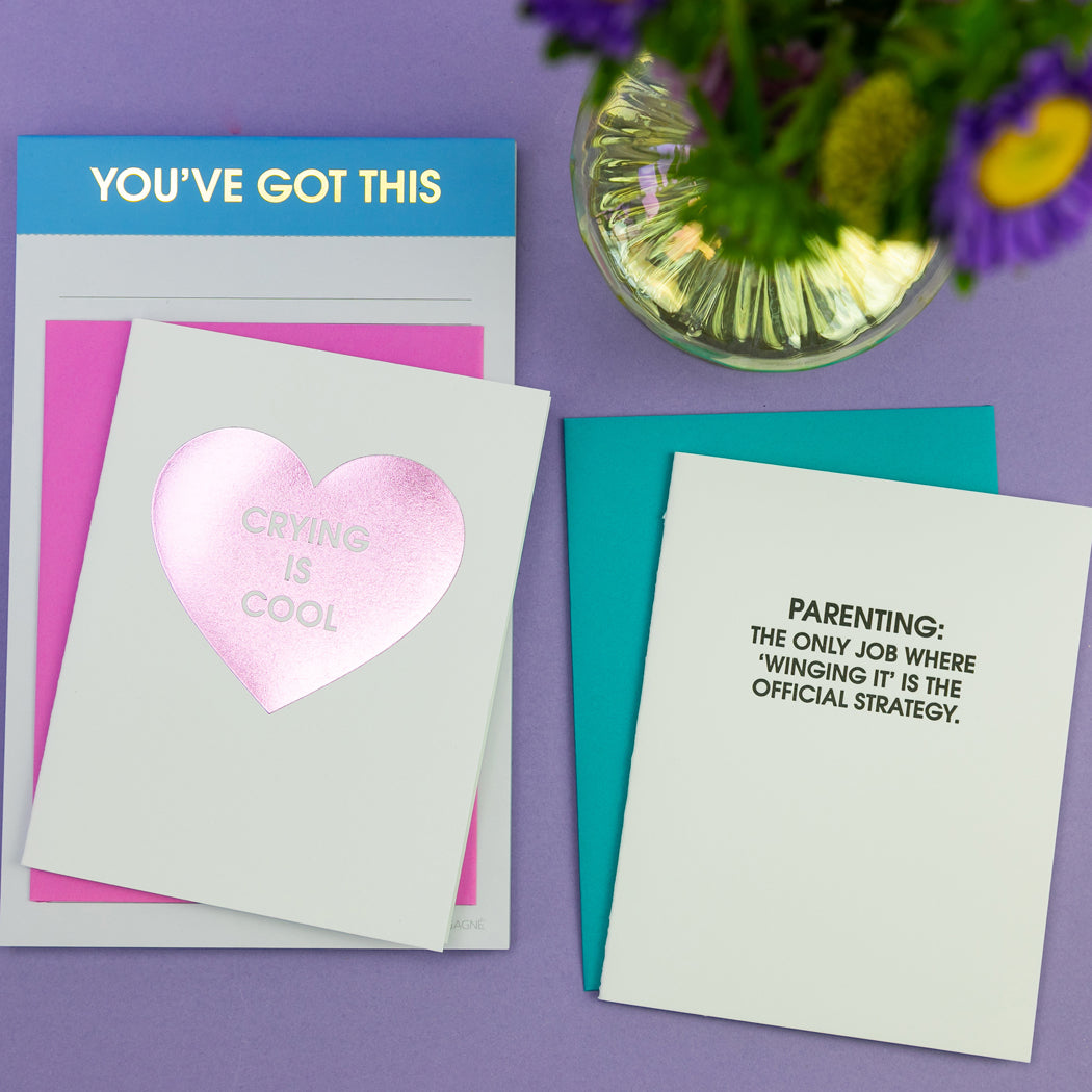 Congratulations You Have A Tiny Human - Letterpress Card