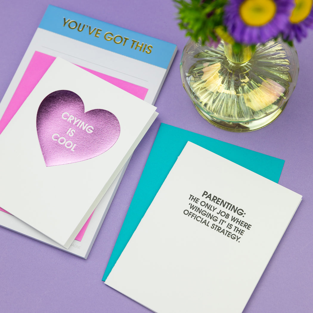 Congratulations You Have A Tiny Human - Letterpress Card