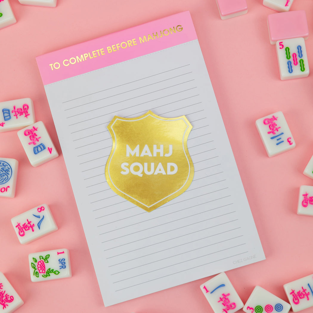 Mahj Squad - Mahjong - Funny Vinyl Sticker