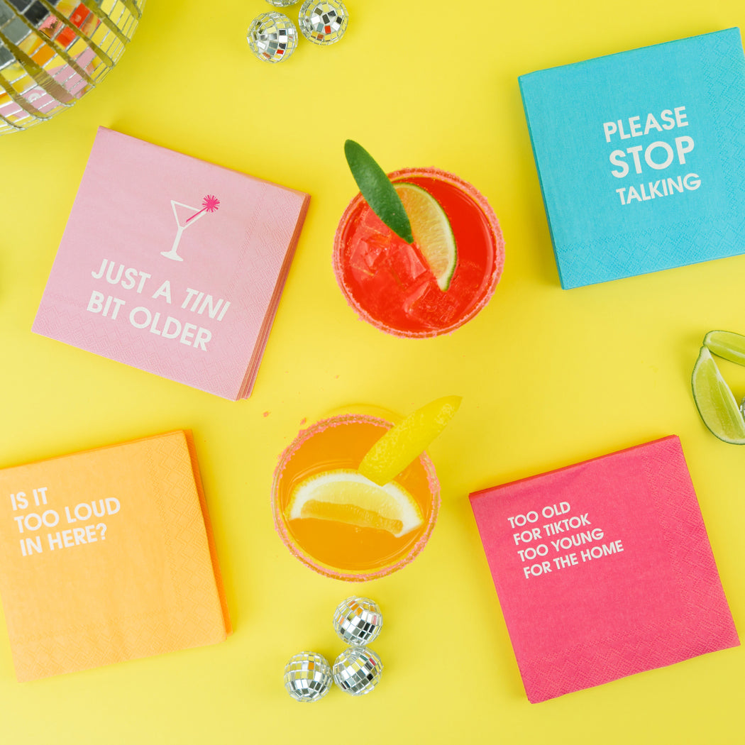 Just A Tini Bit Older - Cocktail Napkins