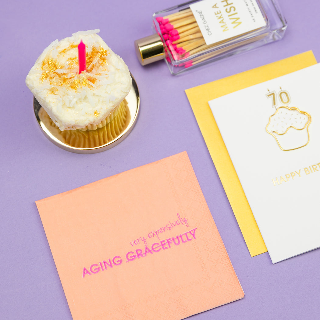 Aging Expensively - Cocktail Napkins