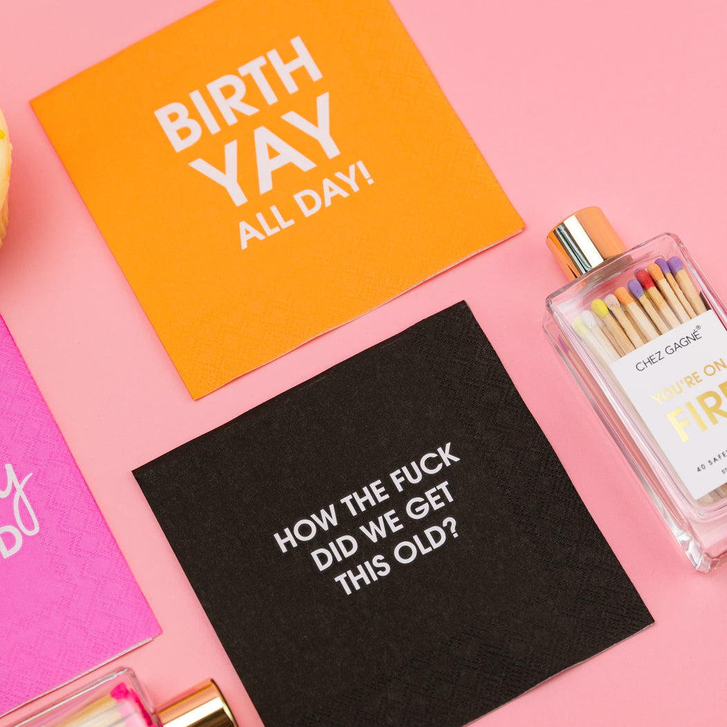 Birth Yay All Day - Cocktail Napkins