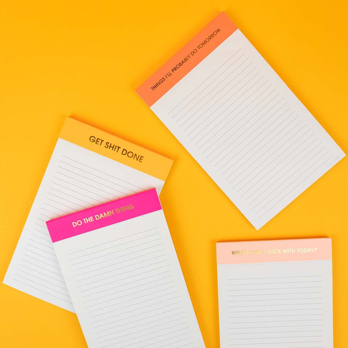 Do the Damn Thing - Lined Notepad
