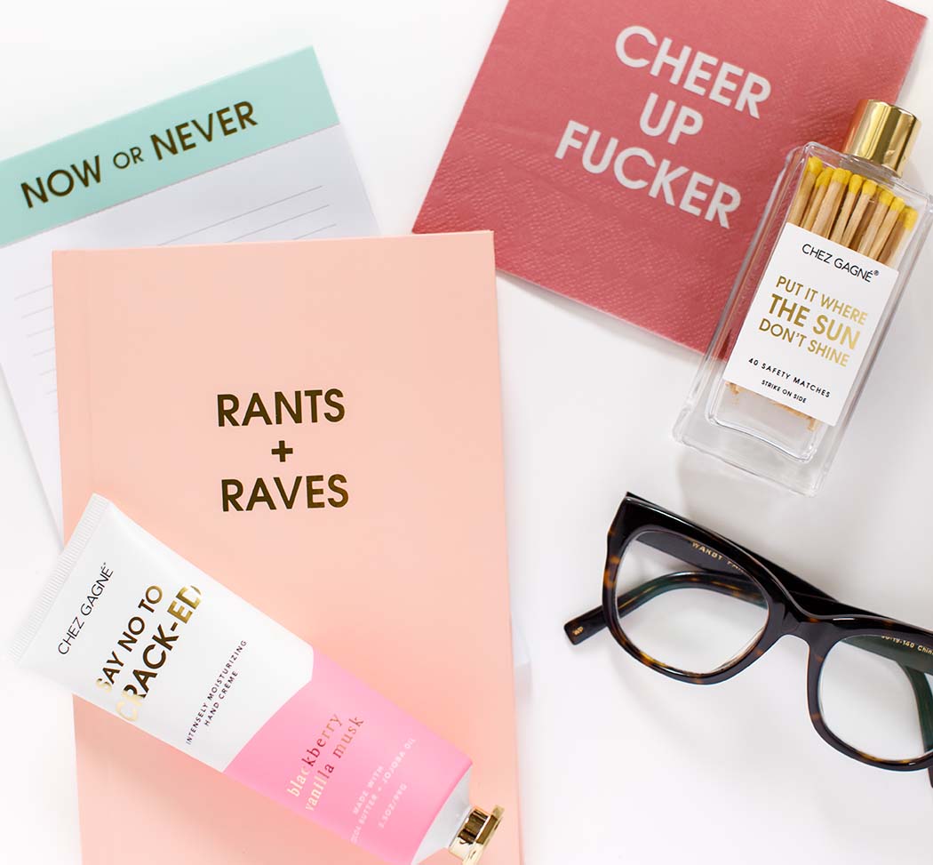 Rants + Raves - Mimosa Orange Hardcover Journal