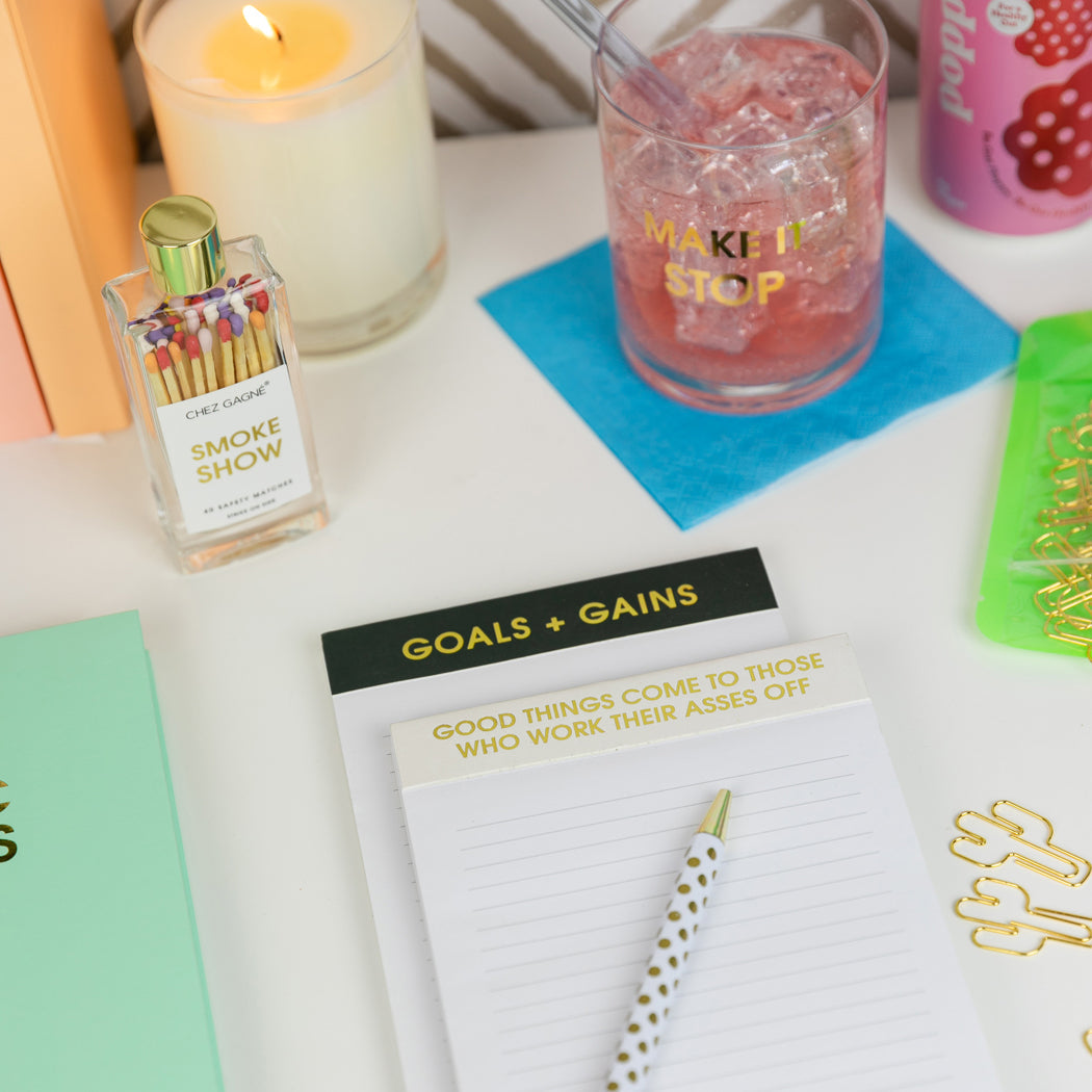 Good Things Come To Those Who Work Their Asses Off - Lined Notepad